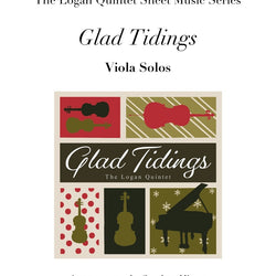 Logan Quintet Glad Tidings Album Viola with Piano Accompaniment
