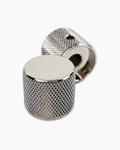 AllParts MK-0115-001 Nickel Barrel Knobs