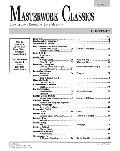 Masterwork Classics L.4 w/CD