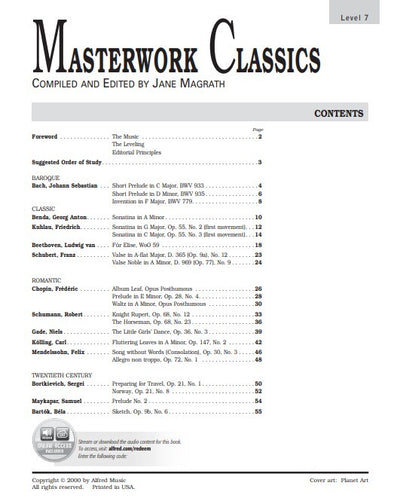 Masterwork Classics L.7 w/CD