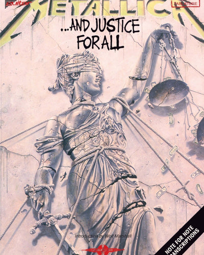 Metallica ...And Justice for All Guitar/Vocal Tablature