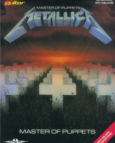 Metallica Master of Puppets Guitar/Vocal Tablature