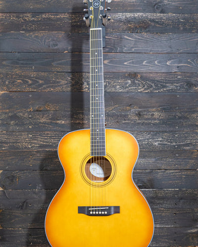 Nashville Guitar Works Edgeburst Orchestra Acoustic Guitar w/ Case