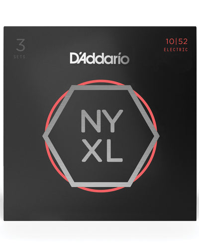 D'Addario NYXL1052-3P Nickel Wound Electric Guitar Strings Light Top / Heavy Bo...
