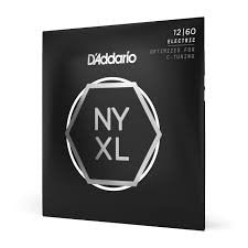 D'addario NYXL 12-60 Extra Heavy Electric Guitar Strings Optimized for C Tuning