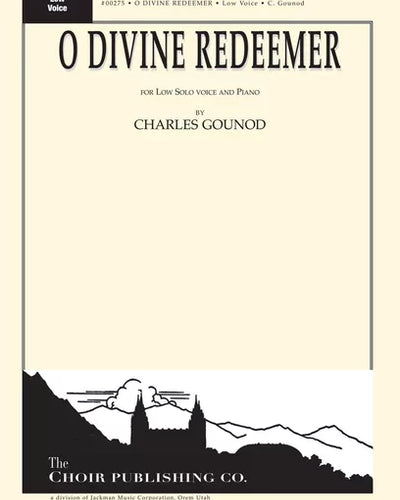 O Divine Redeemer Low Voice