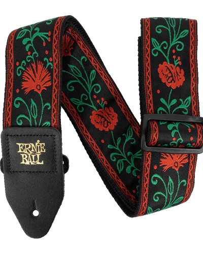 Ernie Ball Classic Jacquard Strap Western Rose
