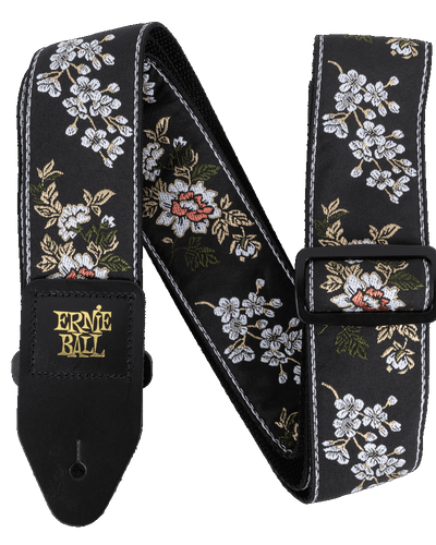 Ernie Ball Classic Jacquard Strap White Blossom