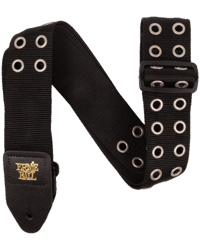Ernie Ball Premium Strap Hole Lotta Metal Silver