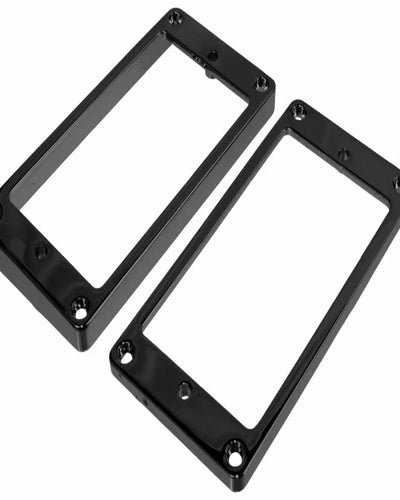 AllParts Metal Curved Humbucking Rings Black