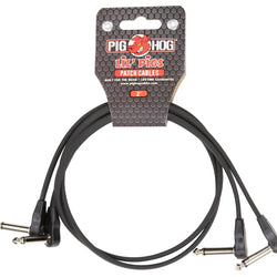 Pig Hog Lil Pigs 2ft Low Profile Patch Cables 2 Pack