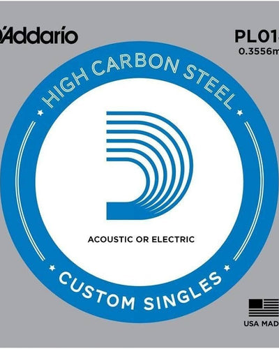 .014 Plain Steel String - Various Brands