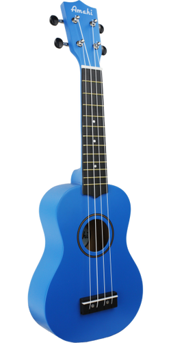 Amahi Tropical Soprano Uke Dark Blue w/ Nylon Gig Bag