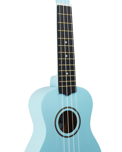 Amahi Light Blue Soprano Ukulele w/ Nylon Bag