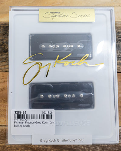 Fishman Fluence Greg Koch "Gristle-Tone" Signature P-90 Pickup Set - Black
