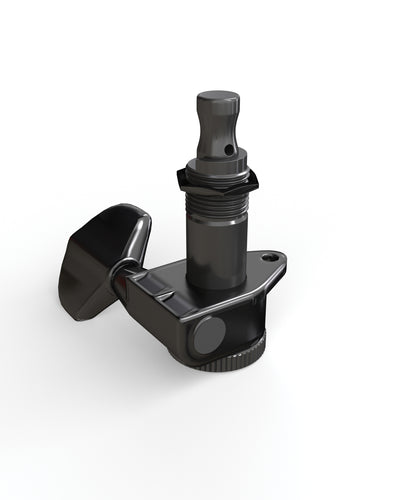 D'Addario Black 3x3 Auto-Trim Locking Tuning Machines