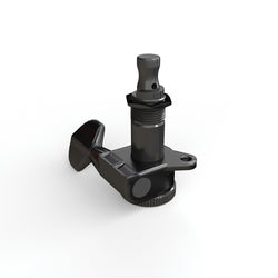D'Addario Black 6 In-Line Auto-Trim Locking Tuning Machines