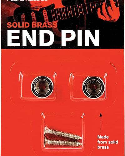 2 Pack Solid Brass End Pin - Chrome
