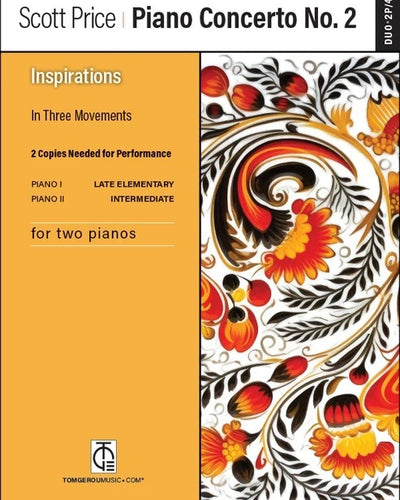 Piano Concerto No. 2 Late Elementary/Intermediate Piano Duet