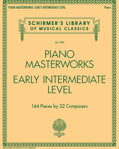 Piano Masterworks Early Intermediate Level