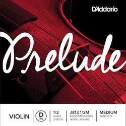 Prelude Violin 1/2 Scale D String Med Tension