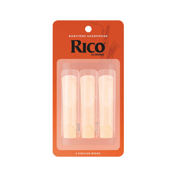 RICO Bari Sax Reeds Pack of 3 Size 2.5