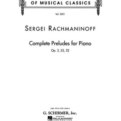 Rachmaninoff Complete Preludes Op. 3 23 32 PS 2028 MA2