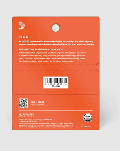 Rico Bb Clarinet 3 Pack 2.5 Reeds