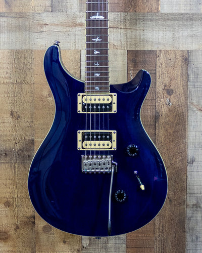 PRS SE Standard 24 Transluscent Blue Brown Gig Bag Included