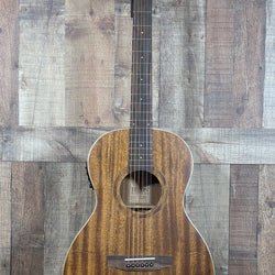 Teton STP103ENT Solid Mahogany Parlor w/Fishman Pickups