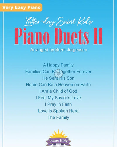 Latter-day Saint Kids Piano Duets Bk.2