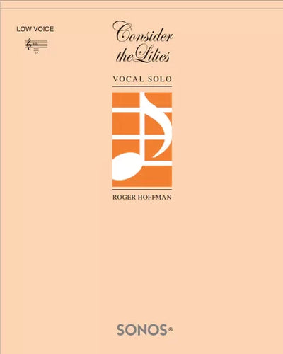 Consider The Lilies Low Voice