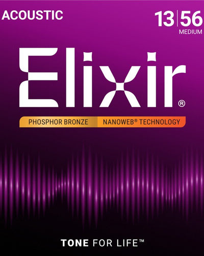 Elixir Acoustic Phos Bronze Nano 13-56