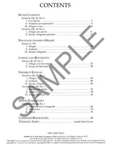 Selected Sonatinas Bk.3