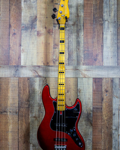 Sire Jazz Bass, Maple Neck w/Block inlays, Red - Used Trade In