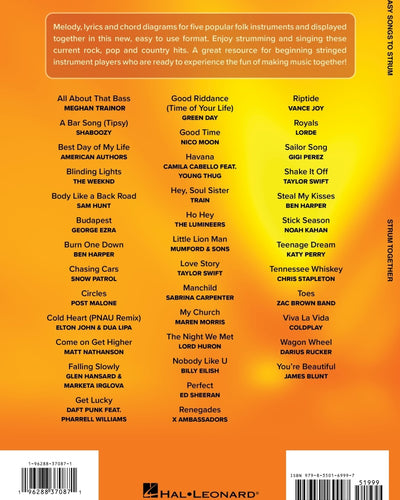 Strum Together Easy Songs to Strum 38 Pop Favorites with Four Chords or Less