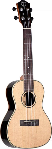 Teton Concert Uke Solid Spruce Top Ebony Back
