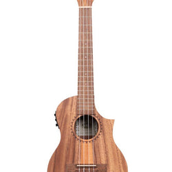 Kala Teak Tri-Top Tenor Uke w/Cutaway & EQ