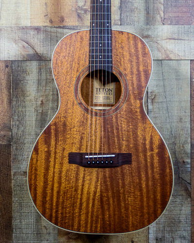 Teton 103 Mahogany Parlor Acoustic Guitar