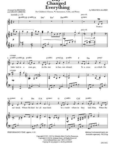 The Day That Changed Everything - Children's Chorus