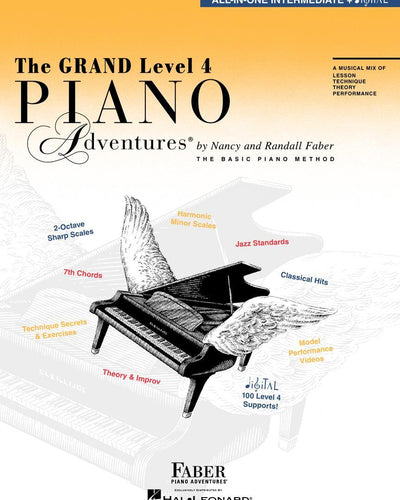 The Grand Level 4 Piano Adventures All-in-One