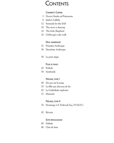 The Indispensable Debussy Collection - 19 Favorite Piano Pieces