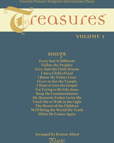 Treasures Intermediate Sacred Solos for the LDS Pianist