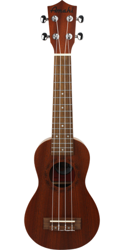 Amahi Peanut Uke w/ Deluxe Padded Gig Bag