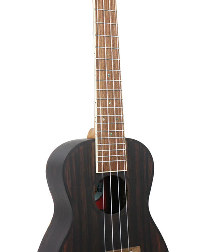 Amahi Classic Ebony Concert Ukulele w/ Deluxe Padded Gig Bag