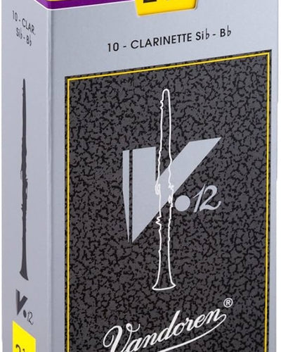 Vandoren V12 Bb Clarinet Reeds 2.5 10 Box
