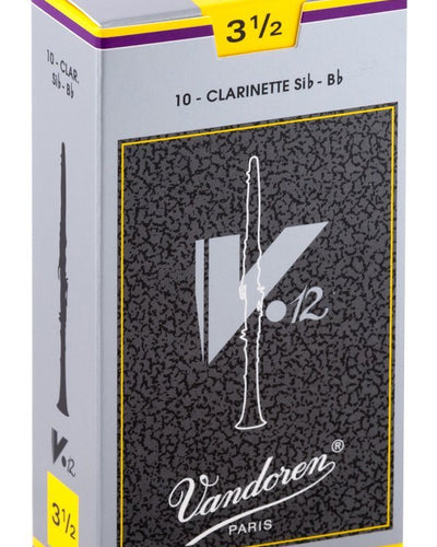 Vandoren V12 Bb Clarinet Reeds 3.5 10 Box