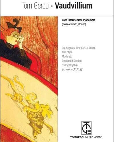 Vaudvillium Late Intermediate Piano Solo
