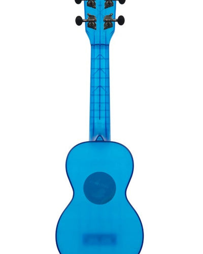 Waterman Sea Glass Soprano Uke with Tote Bag - Cobalt Blue