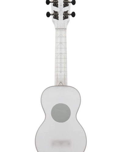 Waterman Sea Glass Soprano Uke with Tote Bag - Frosted Glass